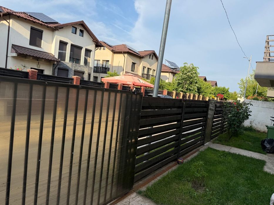 Construim garduri și porți stil jaluzele șipcă metalică tablă cutata