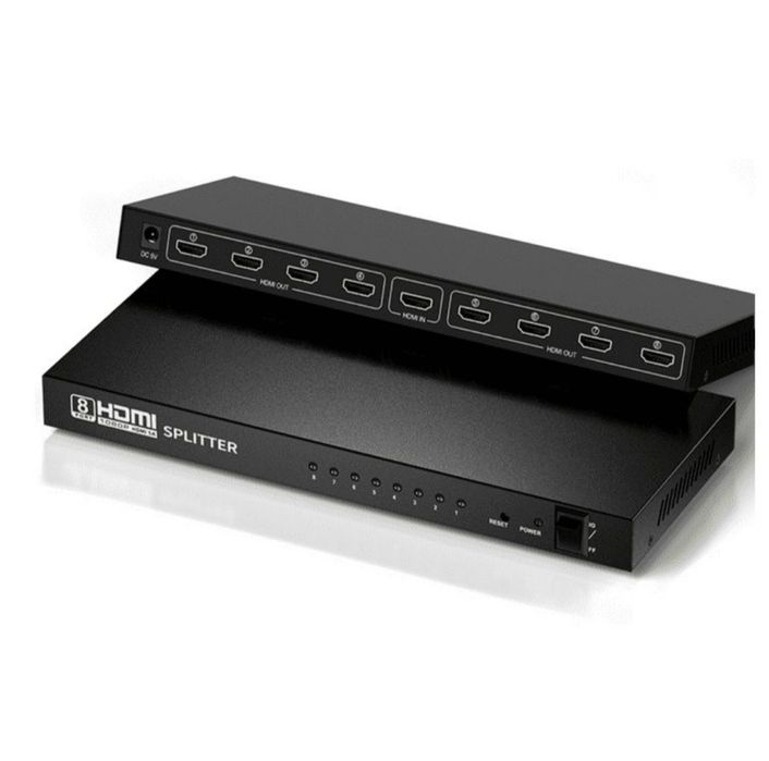 HDMI Splitter 1x8 — бу юқори сифатли видео тақсимлагич