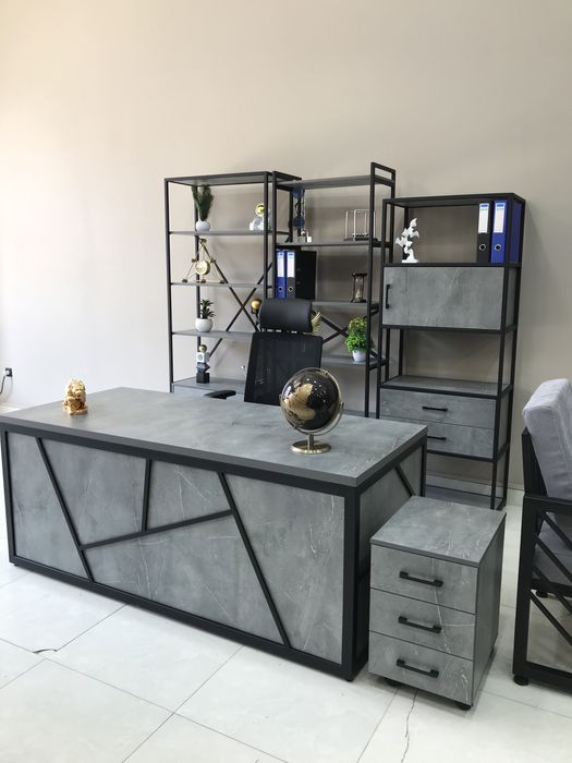 Директорский стол Лофт стол Офисный стол Лофт мебел Rahbar stoli