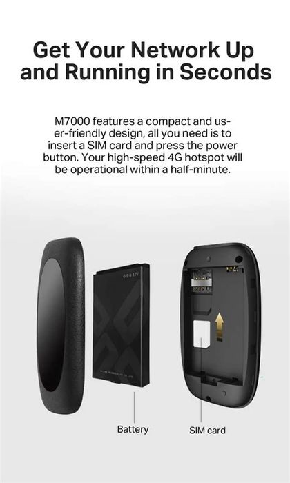 Mobile Wi-Fi Router | TP-Link M7200 4G LTE