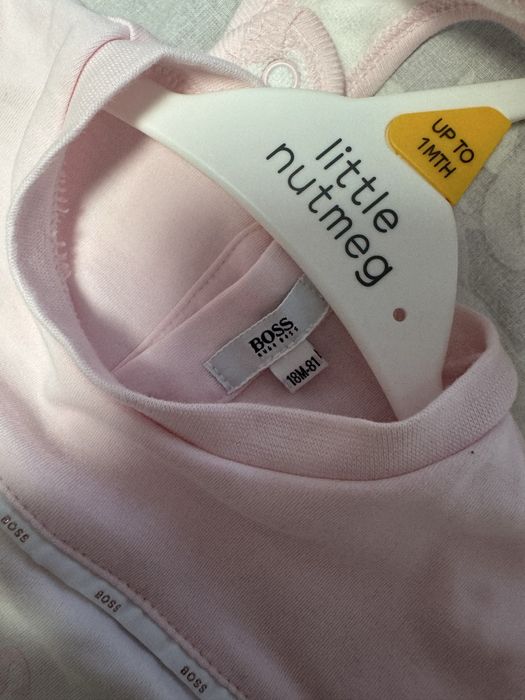 Комплект ромпър и лигавник Boss