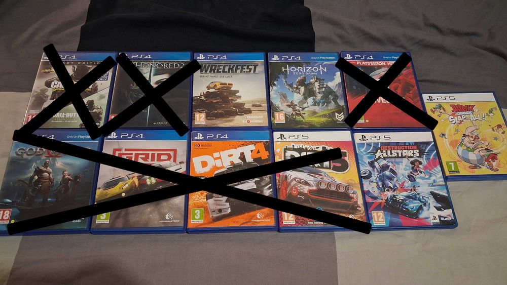 Продавам дискове за PS4 и PS5!!!