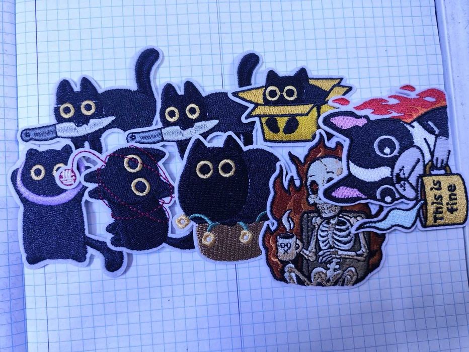 Нашивки, патч и наклейка на одежду, значки , шеврон