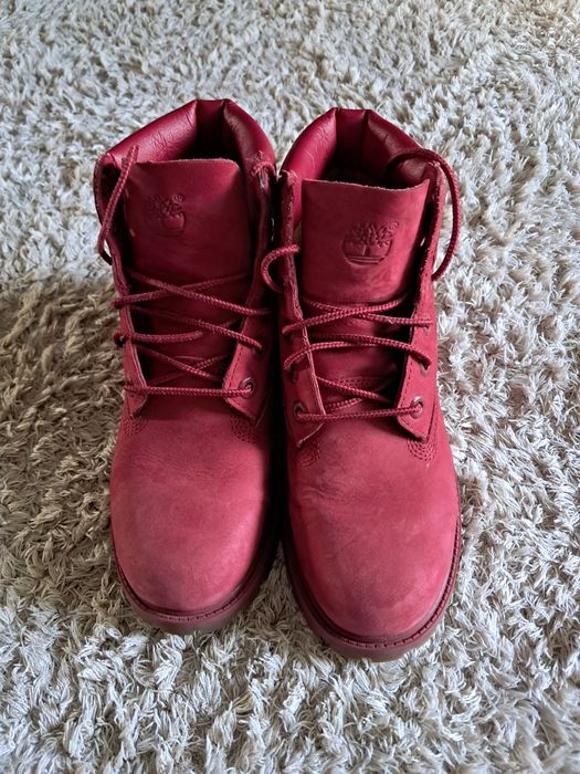 Ghete Timberland piele