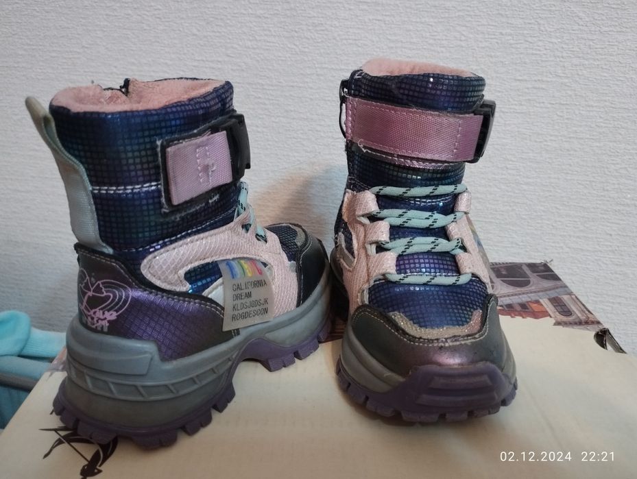 Зимние сапожки на девочку