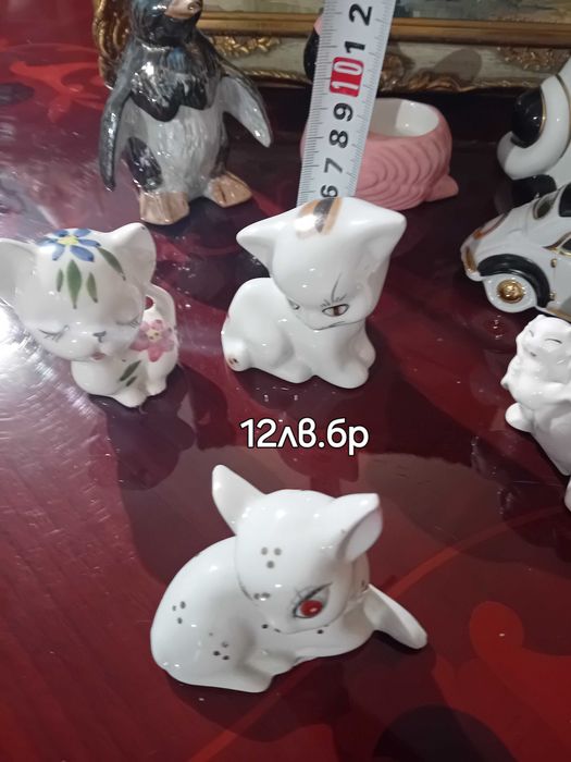 Фигури,свещници,солници,ангелчета и други.