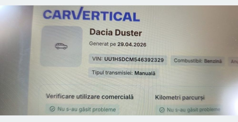 Duster --1.6 16V GPL - Inmatriculat RO