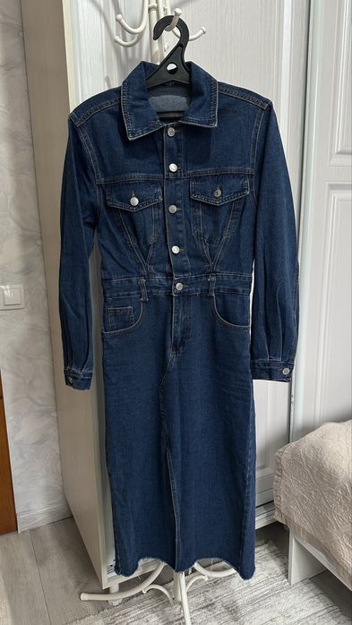 Джинсовое платье