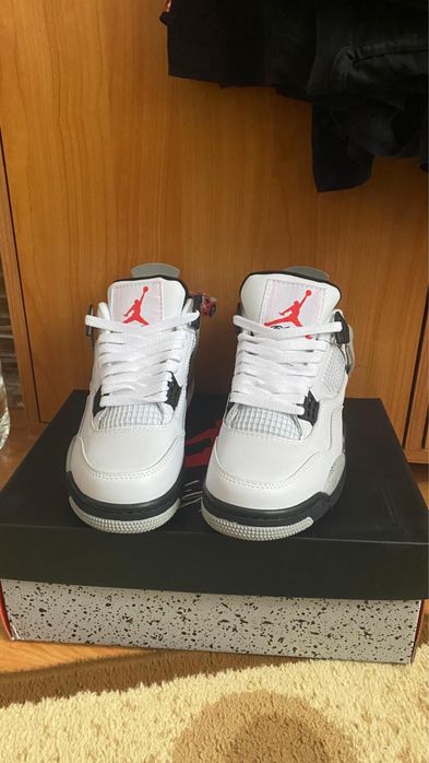 Jordan 4 white cement