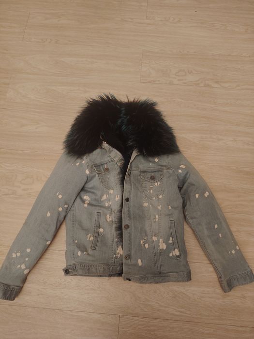 Продам парку джинсовую