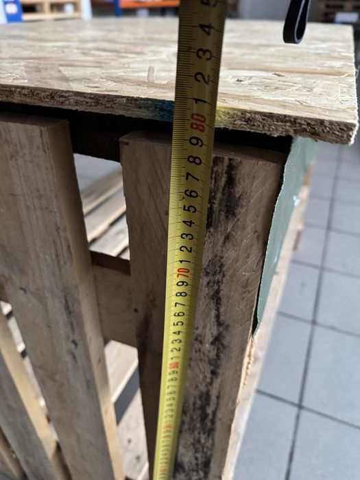 Masa din paleti cu placa OSB 8mm