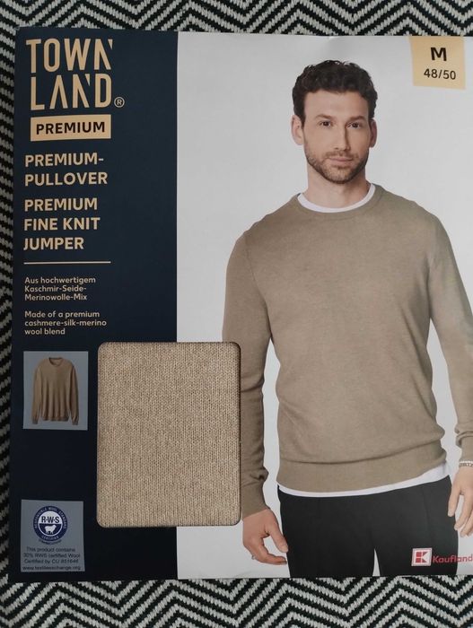 Pulover bărbătesc nou din fibre naturale