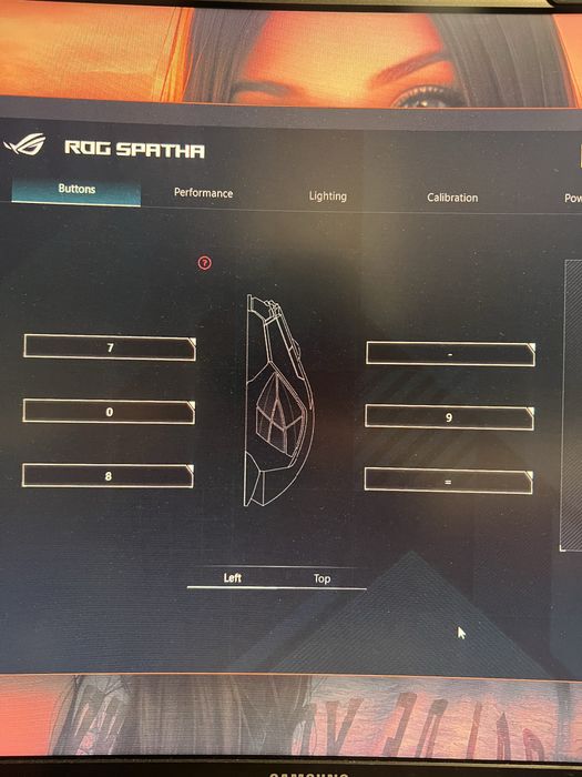 Mouse Asus ROG Spartha X