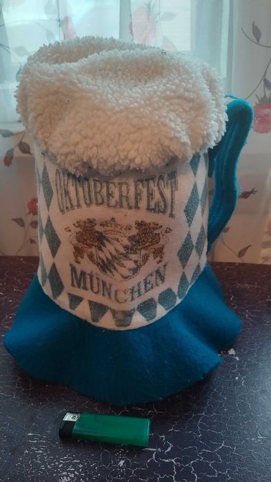 Шапка Бавария октоберфест, лятна елегантна шапка и фигурки Сваровски