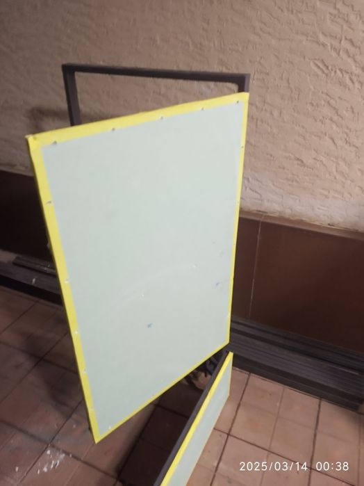 Люк невидимка для шахт В 120 см Ш 60 см усиленная усиленный под заказ