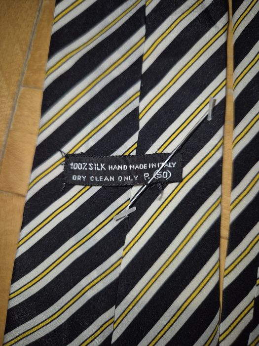 Cravată Premium, 100% Mătase Naturală, Lucrată Manual În Italia