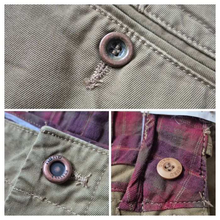 Pantaloni chinos GURU Superior, Slim Fit, Bumbac dens, Bărbați - L