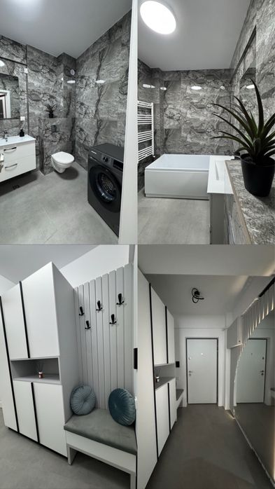 Inchiriez apartament 2 camere, bloc nou, Fratii Golesti