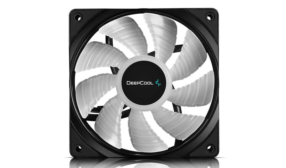 net Кулер кейса Case Cooler Deepcool RF120M RGB LED Fan(5в1) Black 1.4