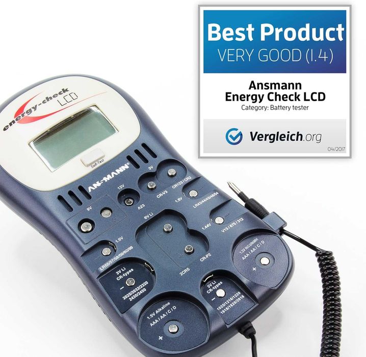 тестер за акумулаторни и алкални батерии ANSMANN, Германия