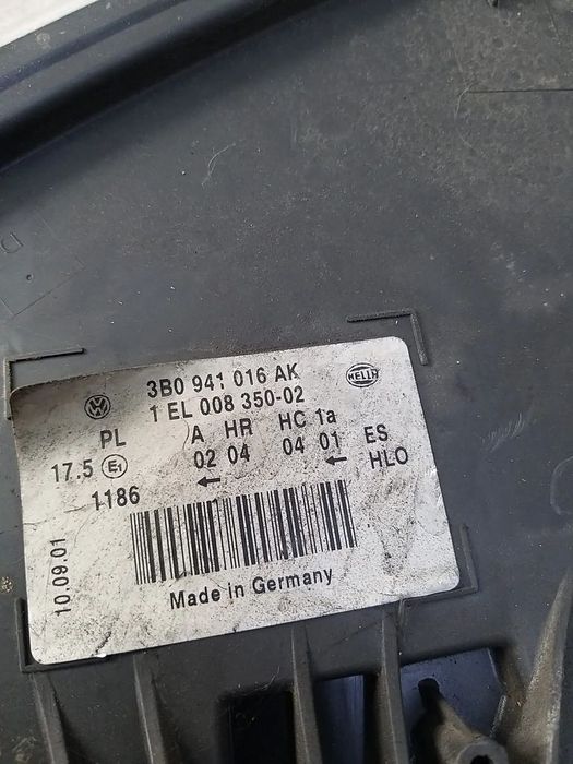 Far dreapta vw passat b5.5 facelift 3b0941016ak 1el00835002