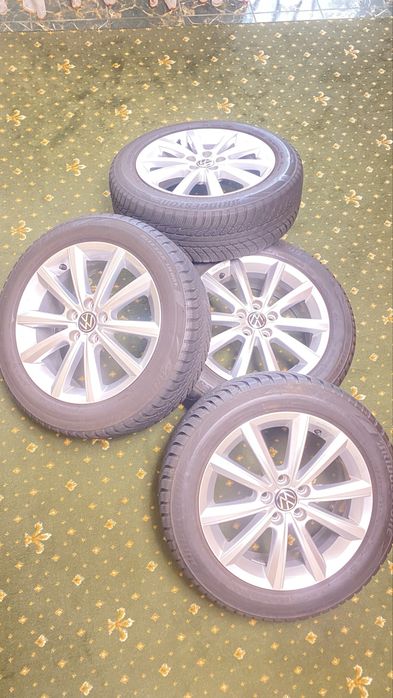 Jante 5x 100 OEM R16 / Cauciucuir de Iarna Brigestone
