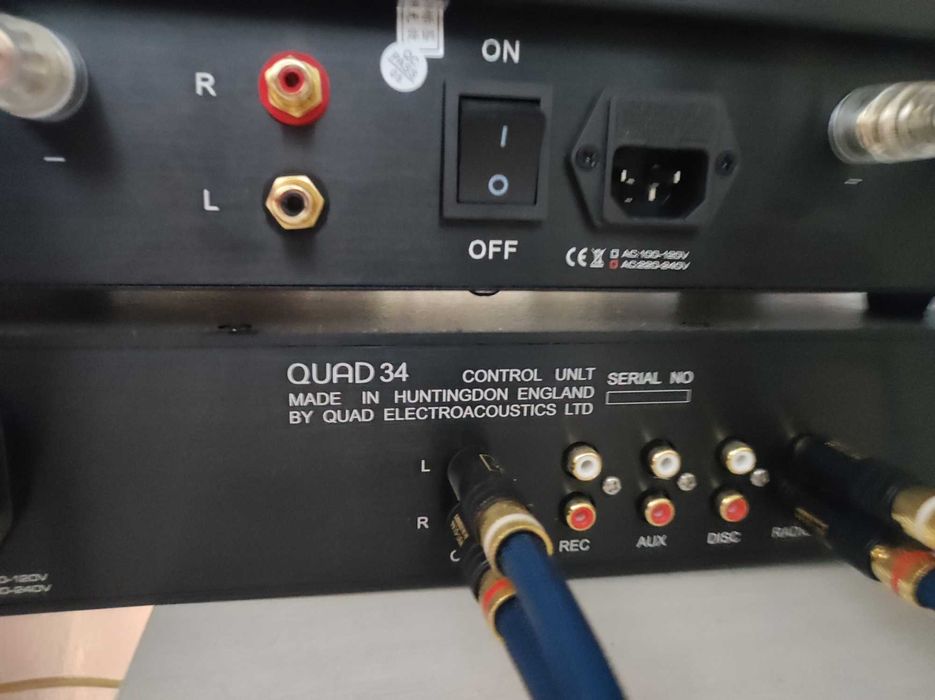 Мощник Quad 405 и предусилитель Quad 34