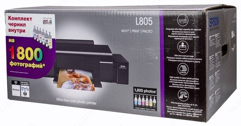 EPSON  L 805 Цветной (Рангли) Принтер сотилади.Доставка бор.