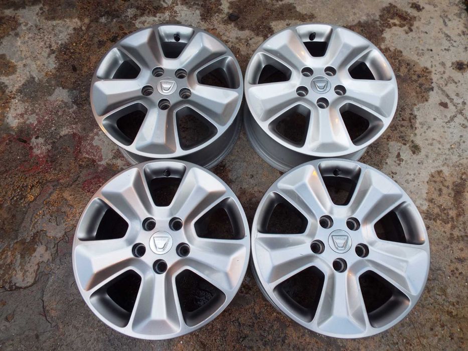 vand 4 jante pe 16" originale dacia duster + senzori presiune pret 2000ron