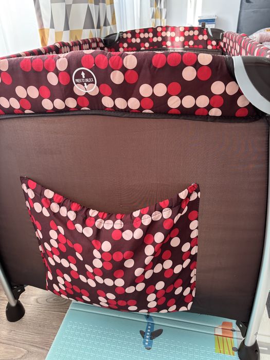 Patut pliabil Kraussman + saltea cocos