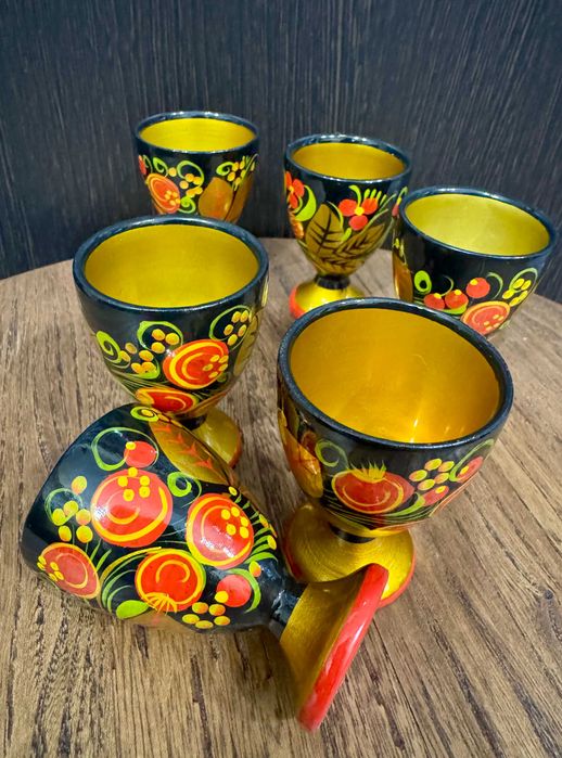 Рюмки Хохлома Новые