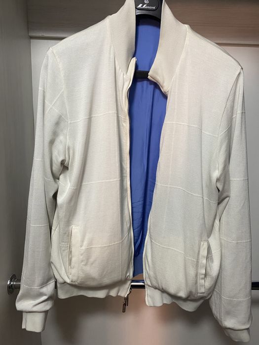 Бомбер шелковый двусторонний stefano ricci