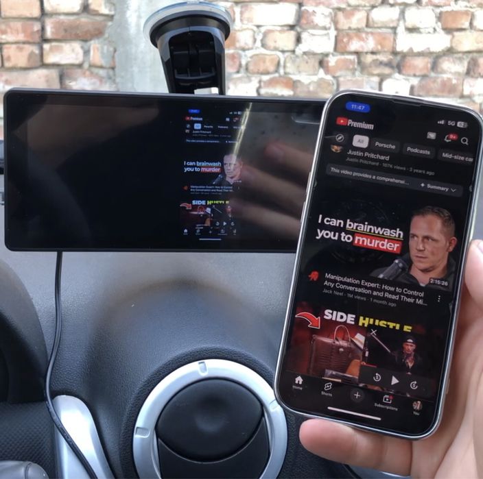Монитор за Кола с Apple CarPlay, Android Auto,Screen Mirroring- 10.26