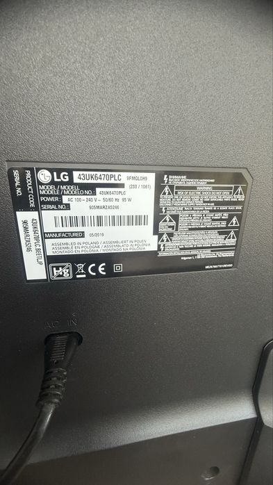 Lg43UK6470PLC-Ultra HD 4K TV