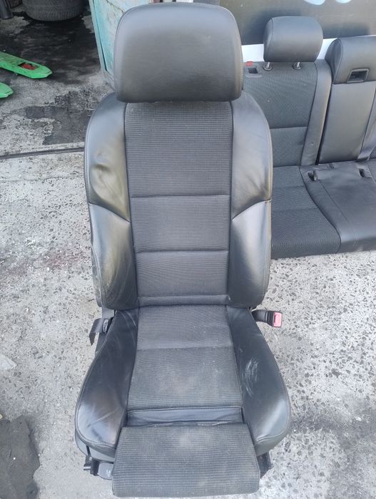 Електрически полукожен салон с напа кожа за БМВ Е61/BMW E61