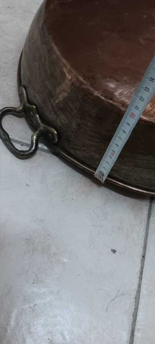 Старинни  български медни калайдисани тави