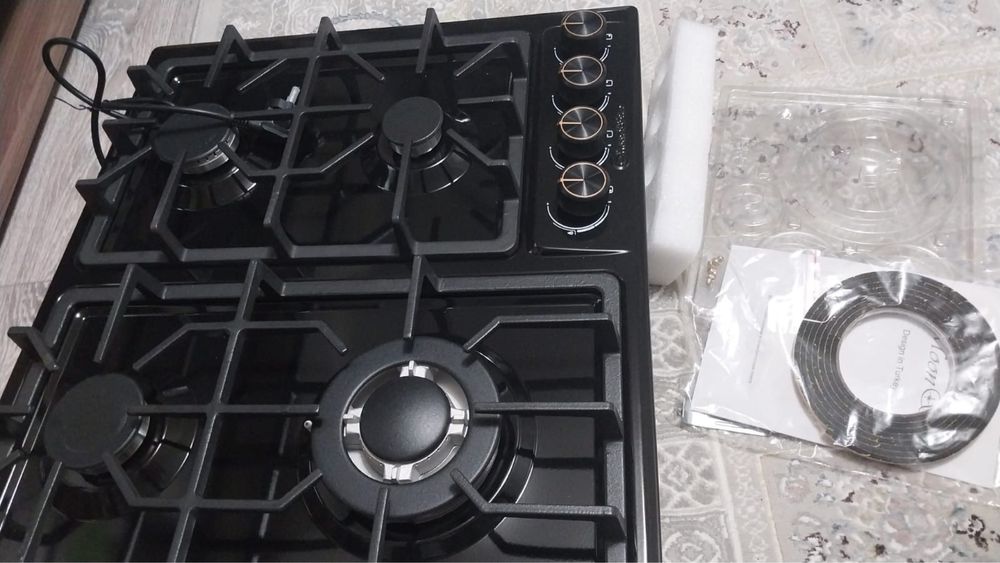 Варочная поверхность черный