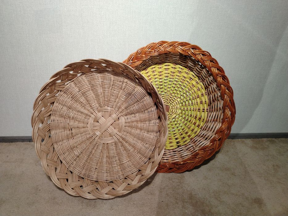 Продам плетенные корзины за 12 штук ны для фруктов и не только!