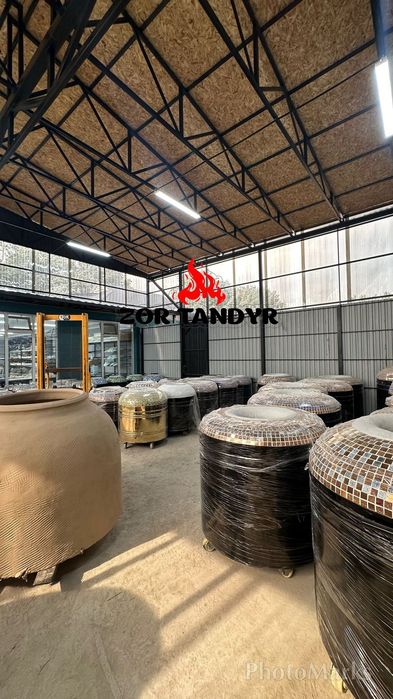 Готовый к работе тандыр в бочке