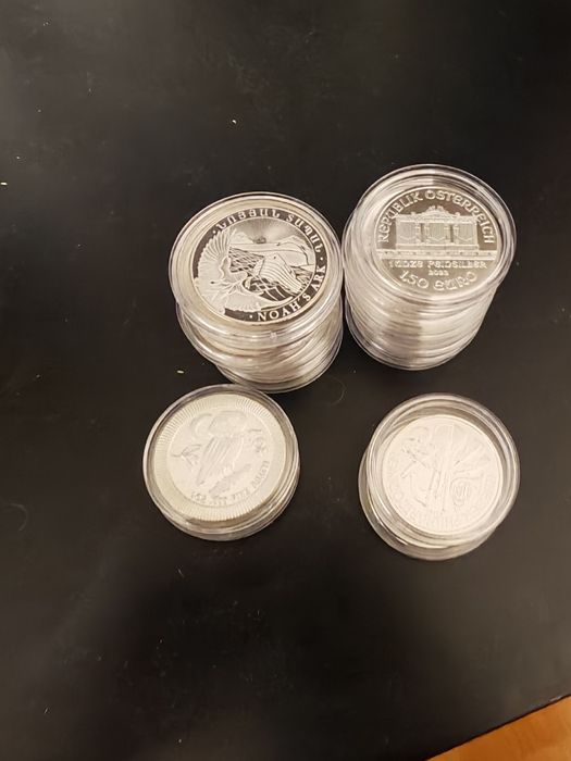 Monede argint 999 1 oz