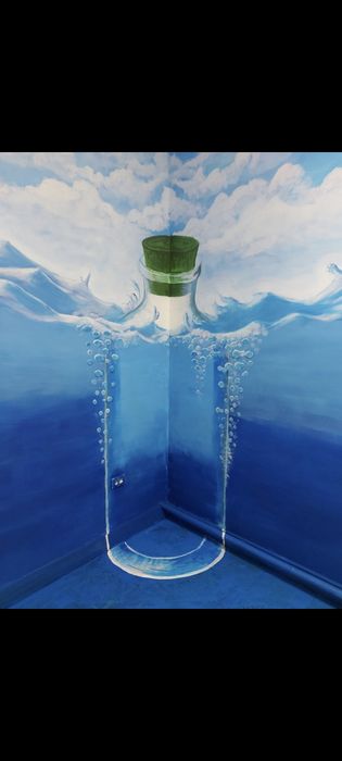 Роспись стен. Аэрография. Кистью