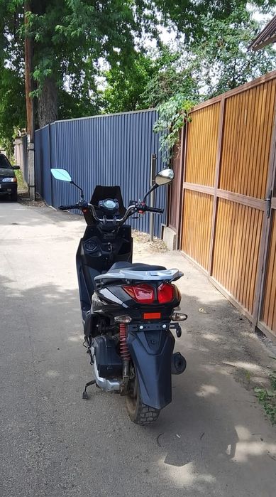 Скутер самурай, чеорный