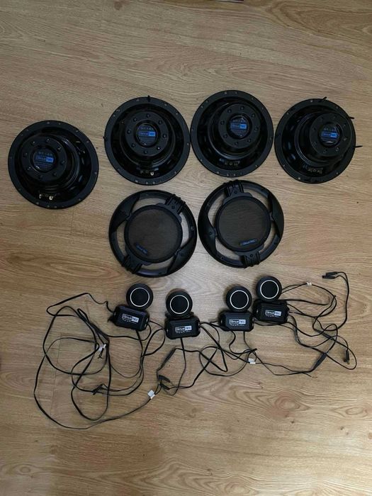 Усилвател Raweland XCA 400 + Система колони + пищялки Sinustec ST165