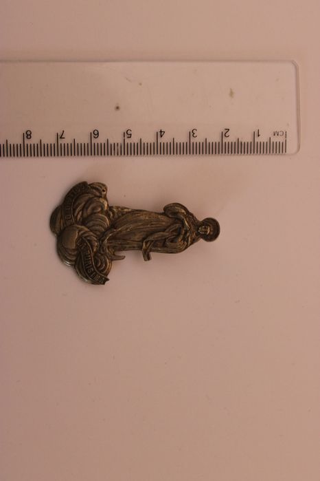Set statueta,  placheta religioasa, medalioane,
