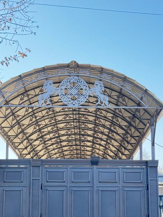 Навес, бастырма,