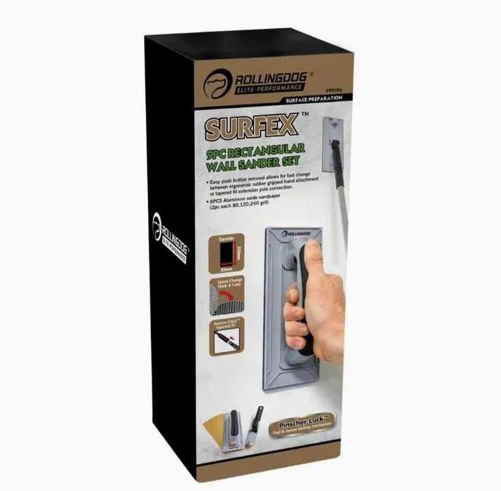 Комплект за ръчно шлайфане ROLLINGDOG - 9 части