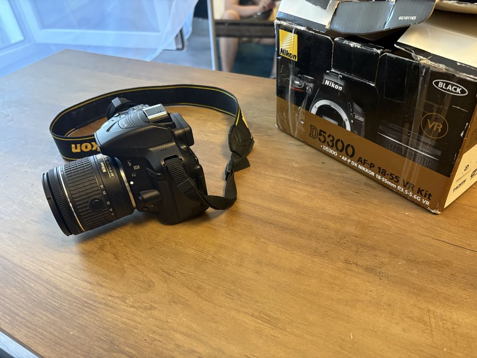 Aparat foto Nikon D5300+Obiectiv AF-P 18-55mm VR
