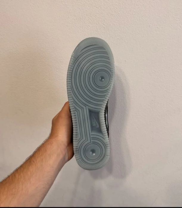 Air force 1 skeleton black