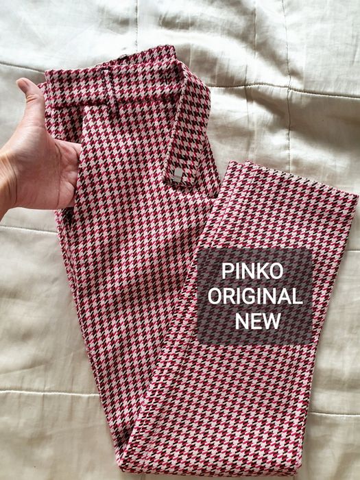 Pinko pantaloni conici originali XS S bumbac elastic Made in Italy office elegant