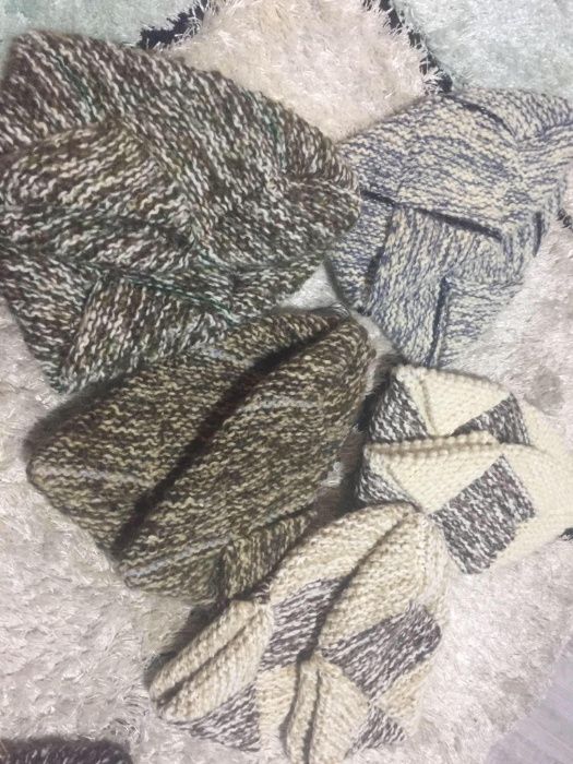Ръчно плетени вълнени търлъци